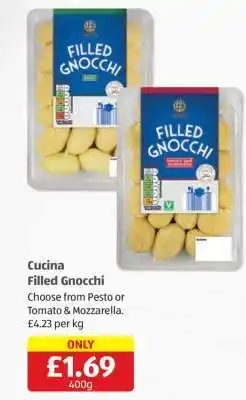 Aldi Cucina Filled Gnocchi offer