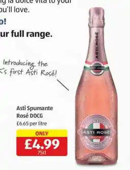 Aldi Asti Spumante Rosé DOCG offer
