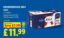Lidl KRONENBOURG 1664 offer