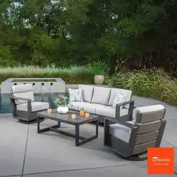 Costco SunVilla Archer 4 Piece Deep Seating Patio Set + Cover offer