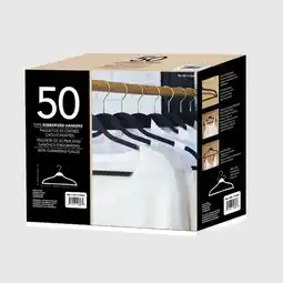 Costco Rubberized Non-Slip Space Saving Hangers - 50 Pack offer