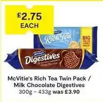 SuperValu McVitie's Rich Tea Twin Pack / Milk Chocolate Digestives offer