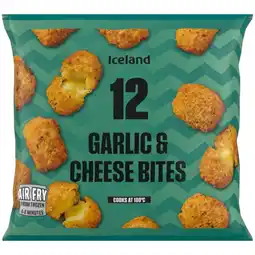 Iceland Iceland 12 (Approx.) Garlic & Cheese Bites 198g offer