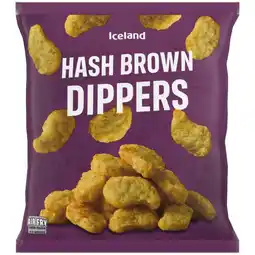 Iceland Iceland Hash Brown Dippers 700g offer