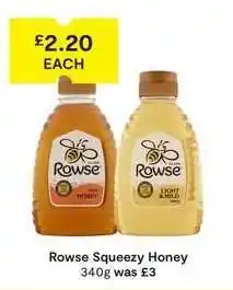 SuperValu Rowse Squeezy Honey offer