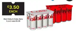 SuperValu Diet Coke & Coke Zero 8 pack offer