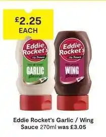 SuperValu Eddie Rocket's Garlic / Wing Sauce offer