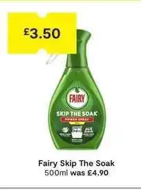 SuperValu FAIRY Skip the Soak offer