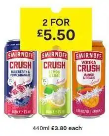 SuperValu Smirnoff Crush offer