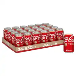 Iceland Coca-Cola Vanilla 24 x 330ml Cans offer