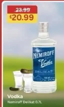 MyMINIMIX Vodka Nemiroff Delikat offer