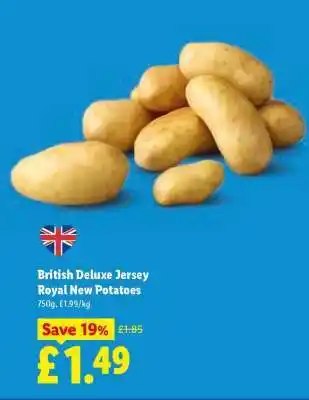British Deluxe Jersey Royal New Potatoes