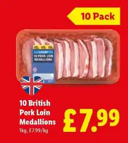 Lidl 10 British Pork Loin Medallions offer