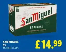 Lidl San Miguel offer