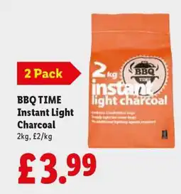 Lidl BBQ TIME Instant Light Charcoal offer