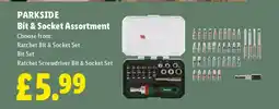 Lidl PARKSIDE Bit & Socket Assortment offer