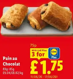 Lidl Pain au Chocolat offer