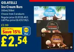 Lidl GELATELLI Ice Cream Bars offer
