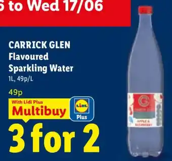 Lidl CARRICK GLEN Flavoured Sparkling Water offer