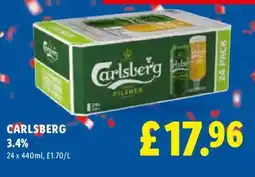 Lidl CARLSBERG 3.4% offer