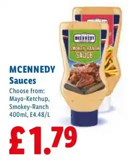 Lidl MCENNEDY Sauces offer