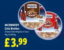 Lidl MCENNEDY Cola Bottles offer