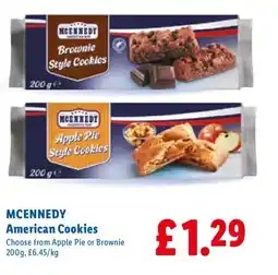 Lidl MCENNEDY American Cookies offer