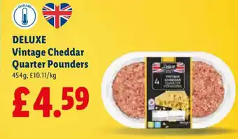 DELUXE Vintage Cheddar Quarter Pounders
