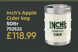 Bestway Inch's Apple Cider keg offer
