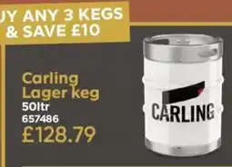 Bestway Carling Lager keg offer