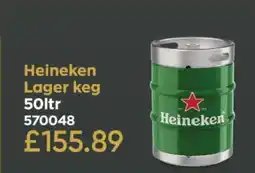 Bestway Heineken Lager keg offer