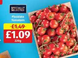 Aldi Piccolato Tomatoes offer