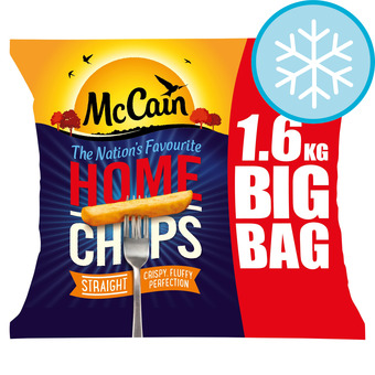 Tesco Mccain Home Chips Straight Cut 1.6Kg offer