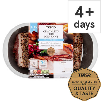 Tesco Tesco Crackling Pork Loin Joint 637G offer