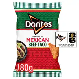 Iceland Doritos Mexican Beef Taco Tortilla Sharing Crisps 180g offer