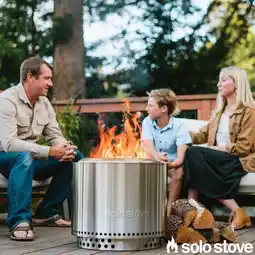 Costco Solo Stove Bonfire 2.0 Wood Burning Stainless Steel Fire Pit Bundle offer