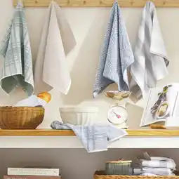 Costco Town & Country Organic Kitchen Towels 8 Pack, in 4 Designs offer