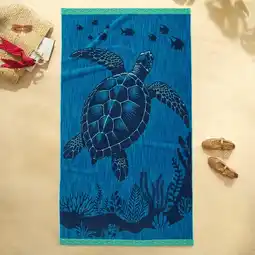 Costco Oversized 100% Cotton Beach Towel, in 5 Designs offer