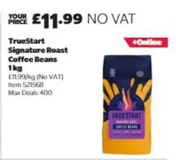 Costco TrueStart Signature Roast Coffee Beans 1 kg offer