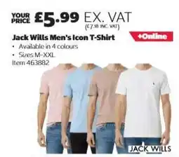Costco Jack Wills Men's Icon T-Shirt offer