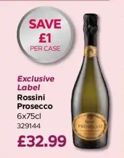 Bestway Rossini Prosecco offer