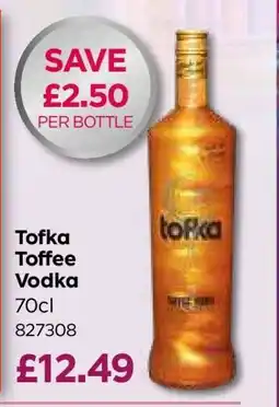 Bestway Tofka Toffee Vodka offer