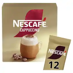 Iceland Nescafe Cappuccino Instant Coffee 12 x 15.5g Sachets offer