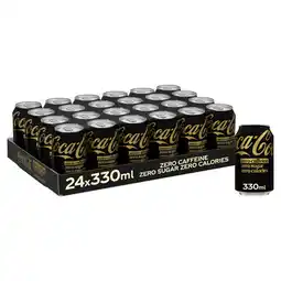 Iceland Coca-Cola Zero Sugar Zero Caffeine 24 x 330ml Cans offer