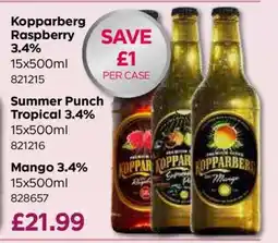 Bestway Kopparberg Raspberry 3.4% offer