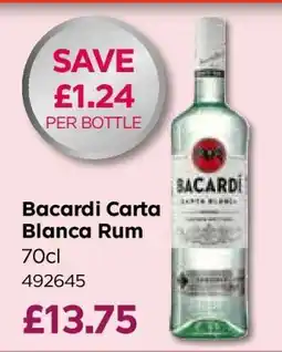 Bestway Bacardi Carta Blanca Rum offer