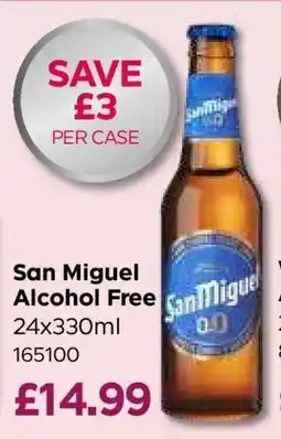 Bestway San Miguel Alcohol Free offer