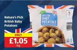 Aldi Nature’s Pick British Baby Potatoes offer