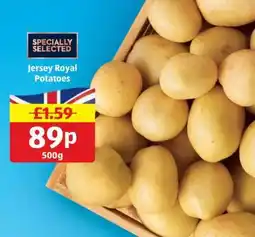 Aldi Jersey Royal Potatoes offer