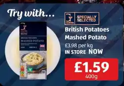 Aldi British Potatoes Mashed Potato offer